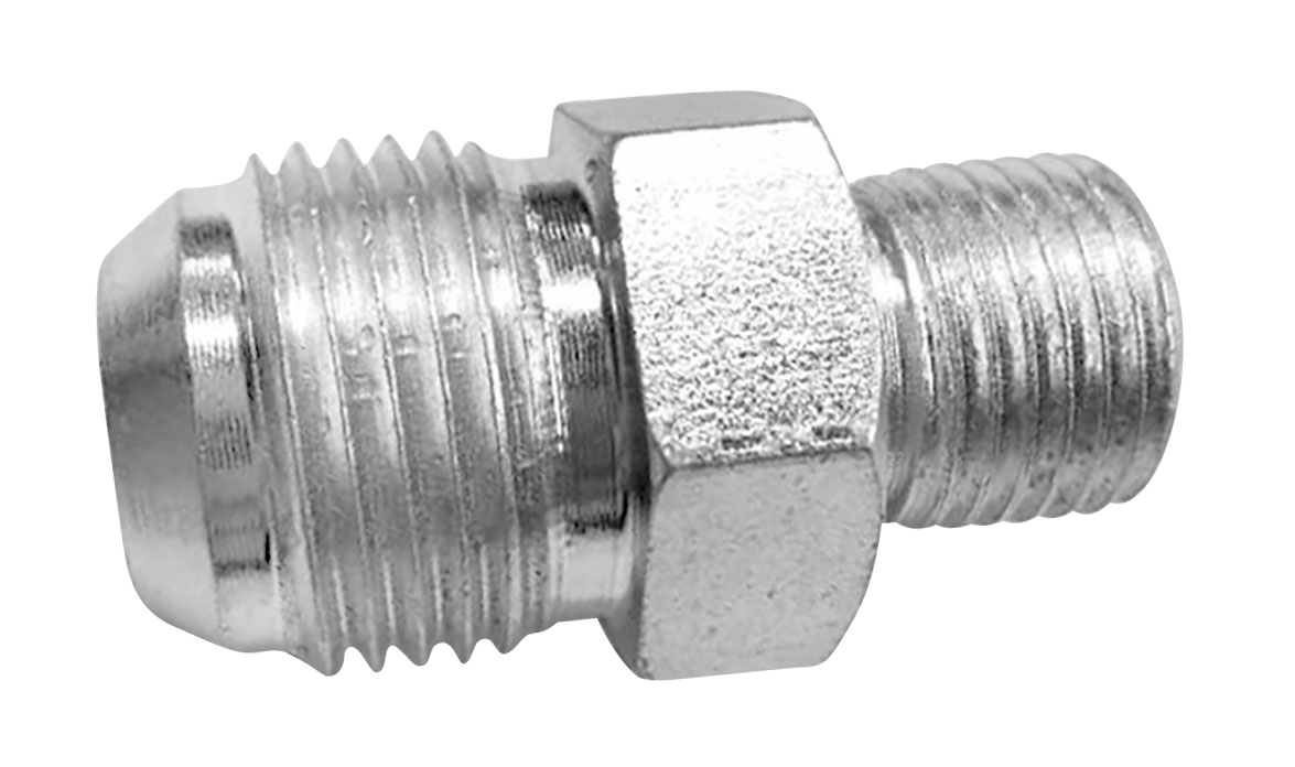 ADAPTADOR MACHO JIC UNF X MACHO MÉTRICO O-RING