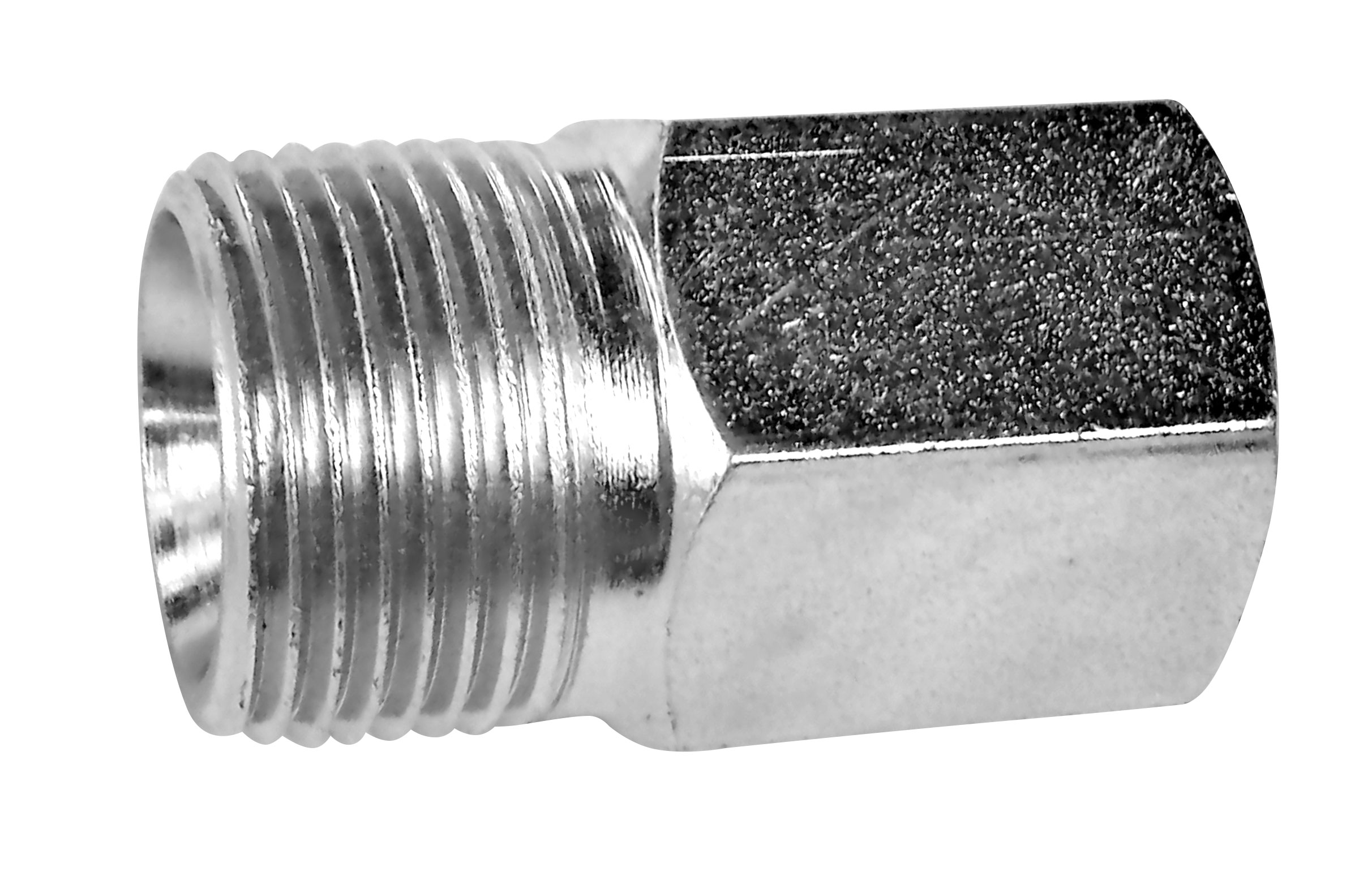 ADAPTADOR MACHO NPT X FÊMEA FIXA NPT