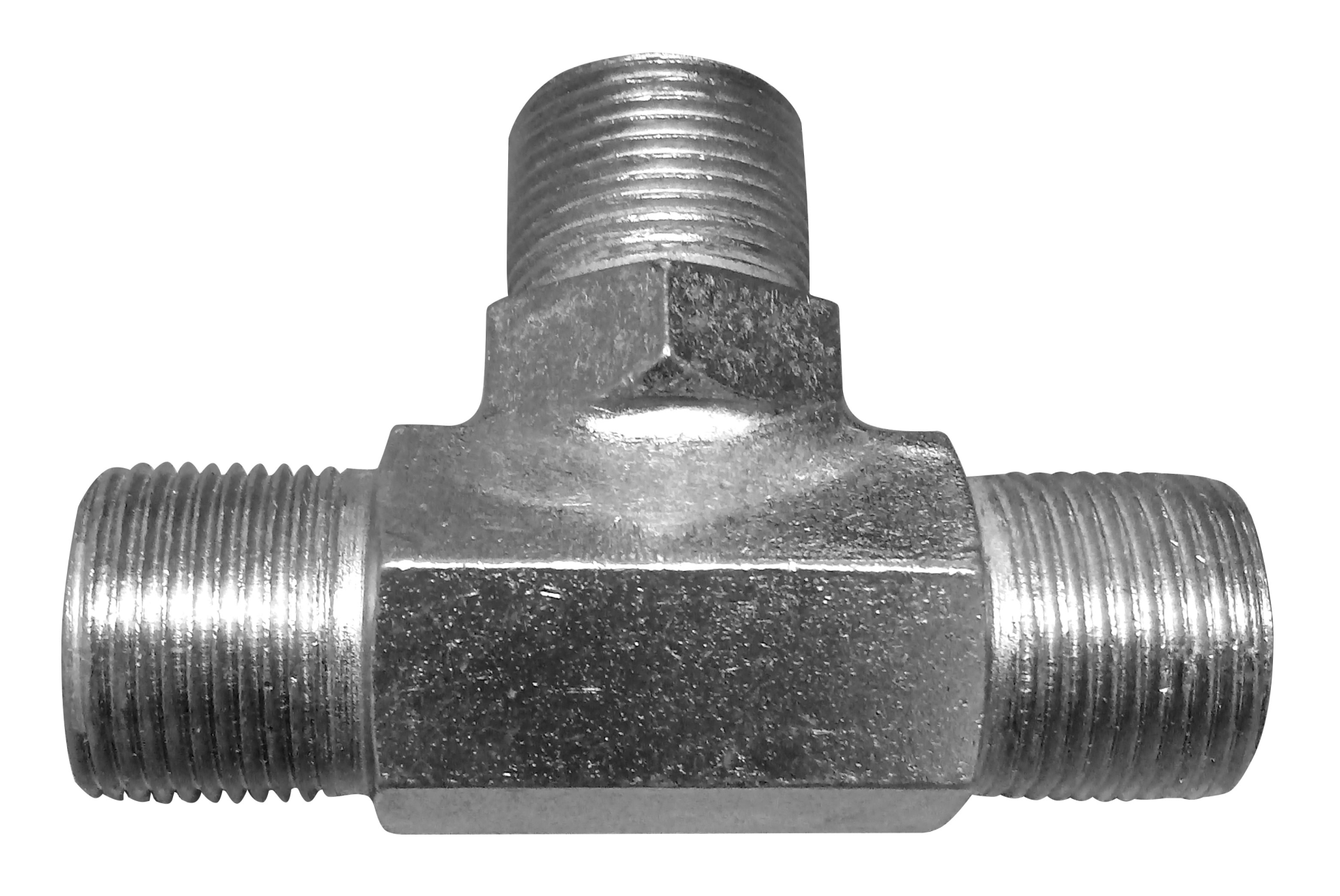 TEE MACHO MÉTRICO TUBO IGUAIS